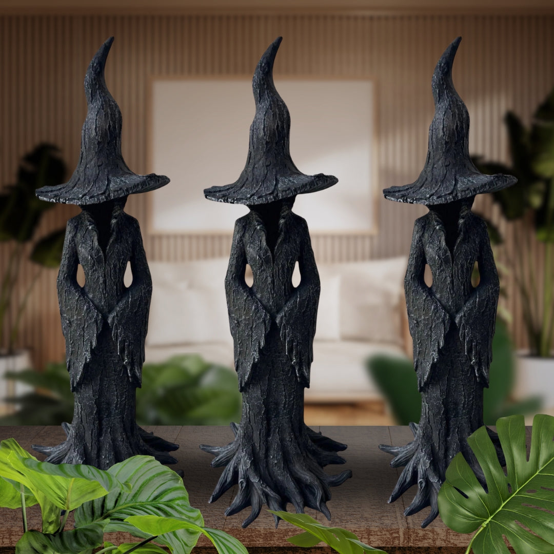 🔥LAST DAY 49% OFF - ❤️🔥🧙♀️Hand-Painted Enchanting Witch Statue: The Guardian of Your Home (✨Same as in the video)