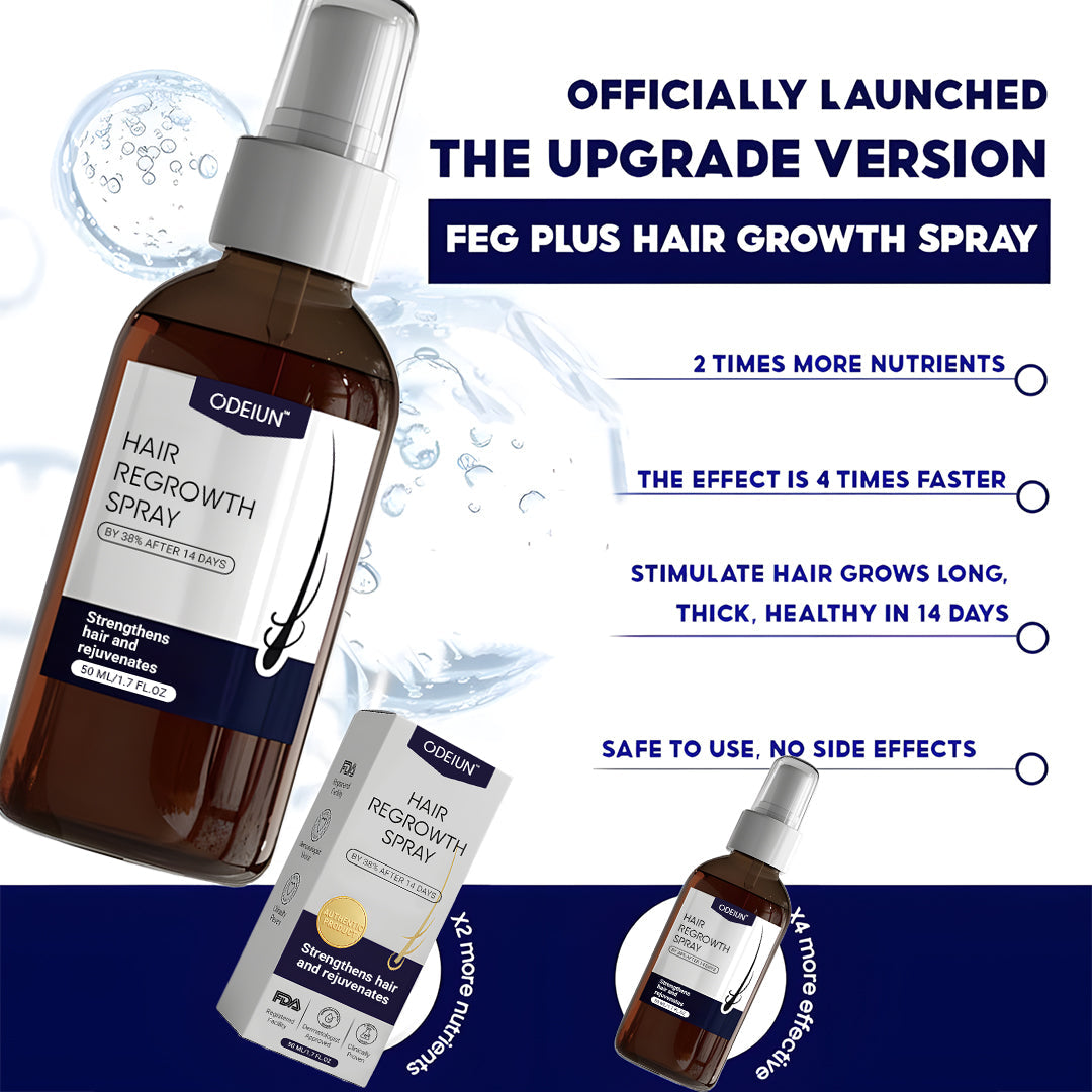 šæ Odeiun⢠Natural Hair Regrowth Spray ā 70% OFF Ends Tonight! š„