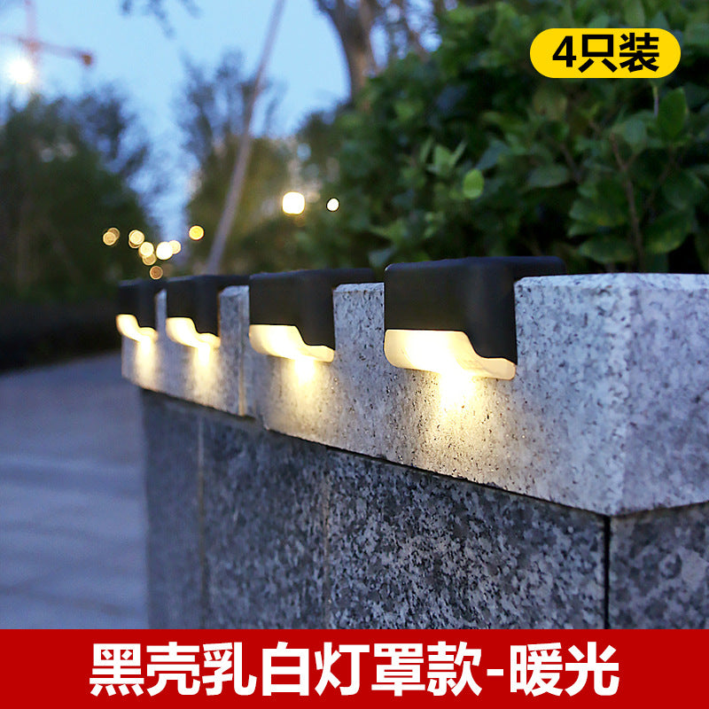 🎄 Solar Deck Lights, Automatically ON/OFF💡 4 PCS IN 1 Set