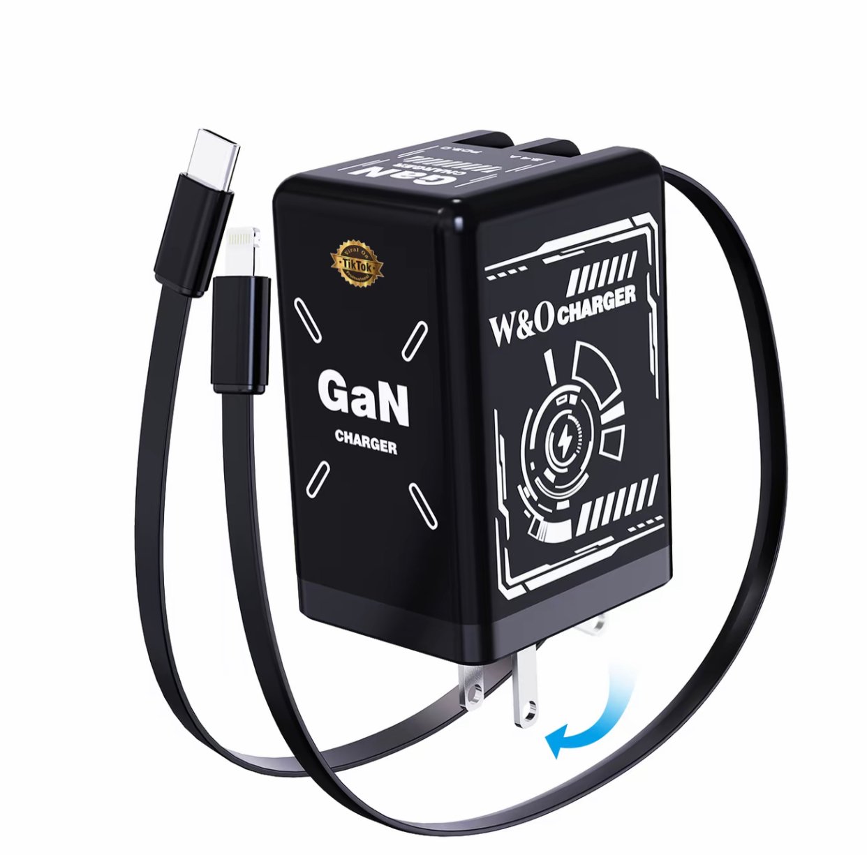 ⏰Limited stock!🔥W&O 2-in- GaN Fast Charger
