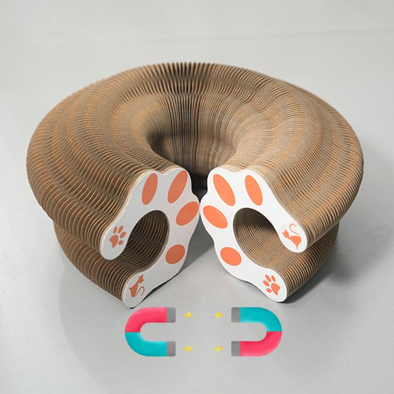 🐱Magic Accordion Cat Scratcher with Ball Adventure Interactive Toy