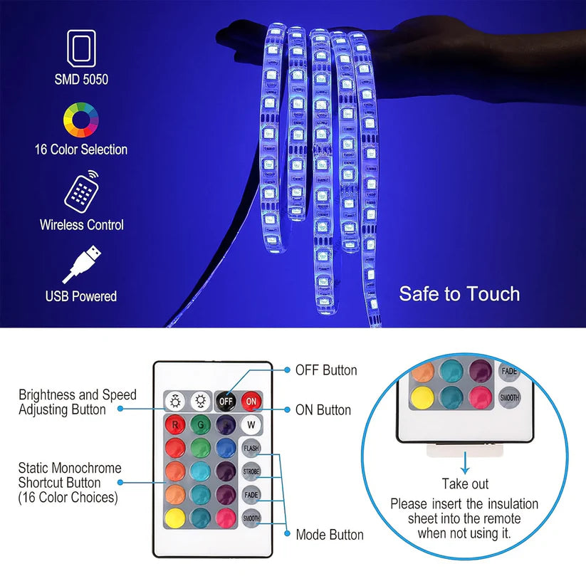 🎅 Christmas Sale - 50% OFF 🎁 Smart Waterproof LED Strip Lights for Indoor & Outdoor Decor
