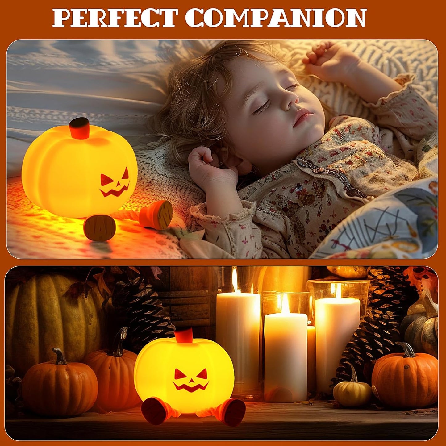 👻Final 3 Days: 60% OFF - 【Halloween Must-Have】Spooky Pumpkin Light 🎃