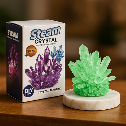 Crystiq National Geographic Vibrant Crystal Growing Kit