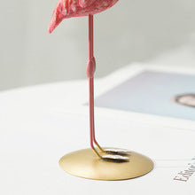 Cute Resin Flamingo Figurine for Bedroom and Living Room Decor