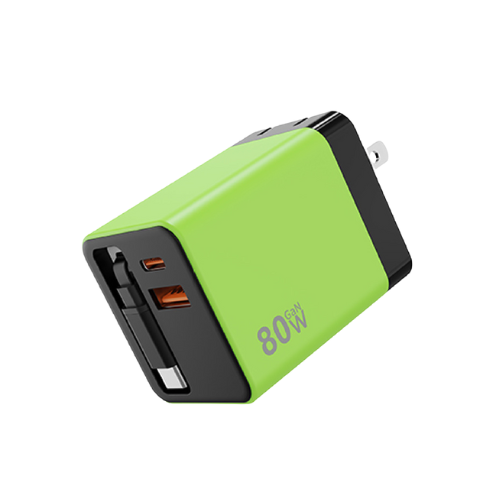 🎁⚡ 3-in-1 80W GaN Fast Charger