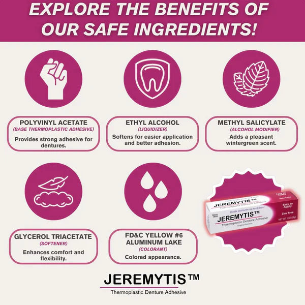 🦷[Official Brand Store] JEREMYTIS™ Thermoplastic Denture Adhesive