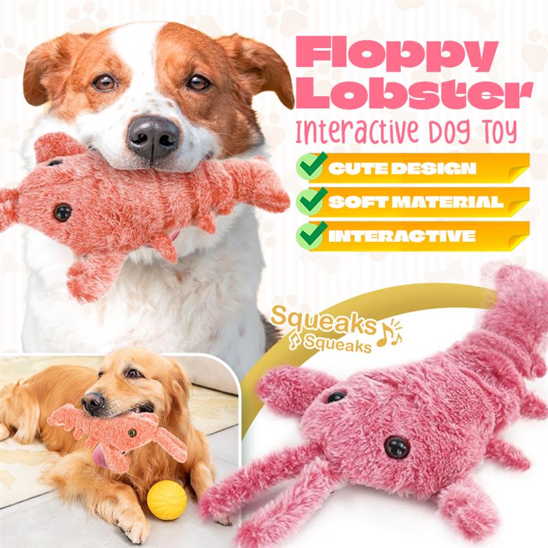 🔥Last Day Promotion 49% OFF 🐕Floppy Lobster Funny Plush Toy for Pets