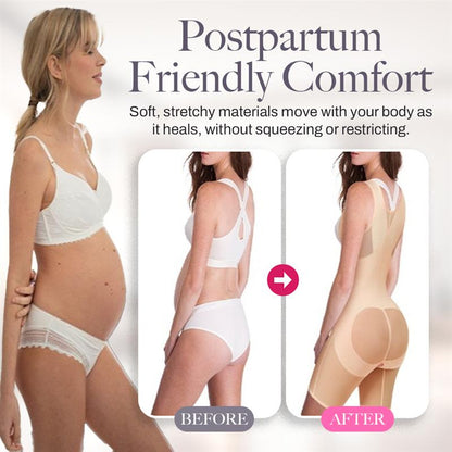 Mesh Criss-Cross Firm Control Shaping Bodysuit