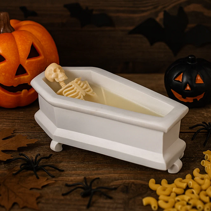 💀 Creative Skull Aroma Bubble Bath Candle🕯️| Halloween Vibe | Haunted House Holiday Decoration