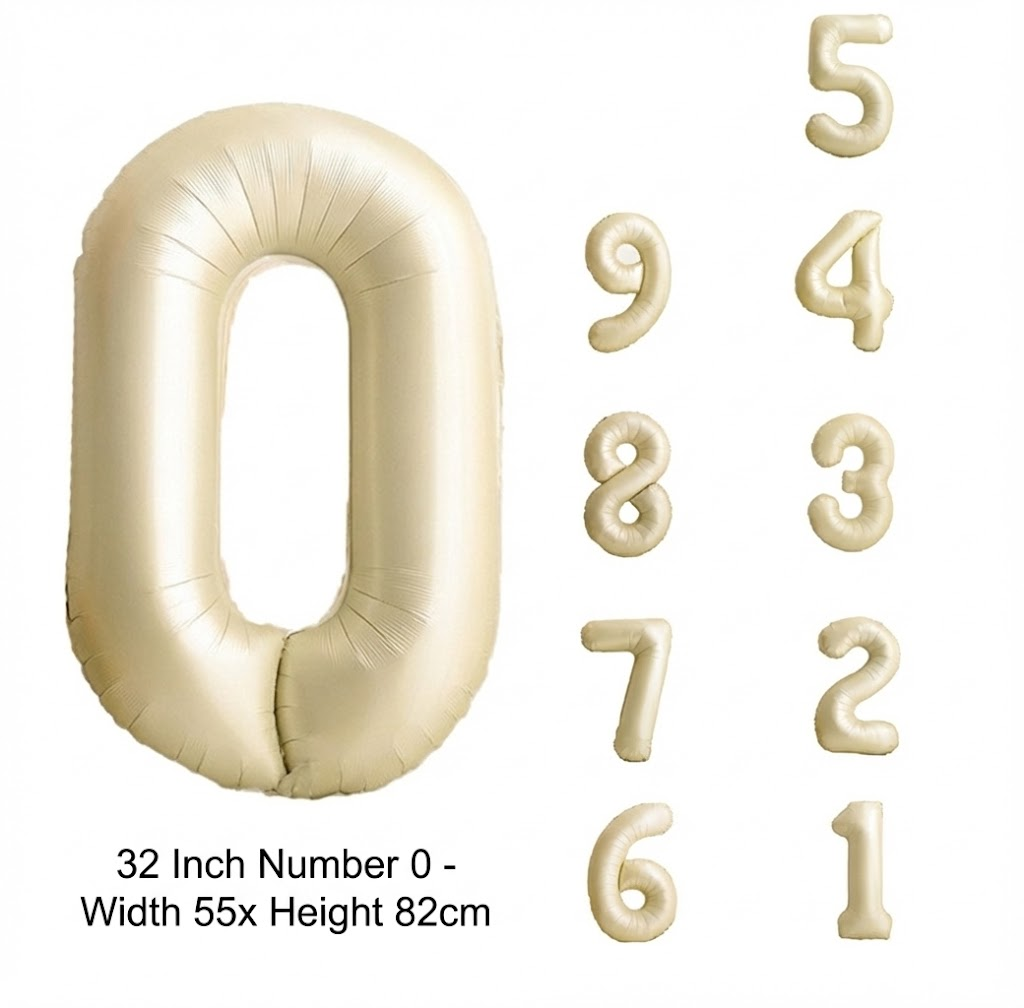 🎉✨2026  Large Foil Number Balloons – 🎆Perfect for Graduation  & New Year Party Decor