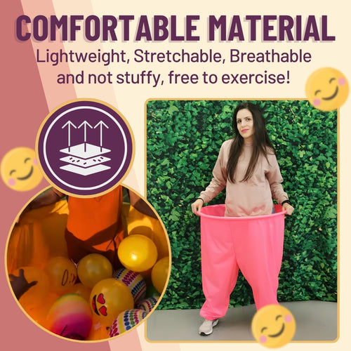 Party-Proof Granny Pants Yard Game - Run, Jump & Catch with Giant Pants!