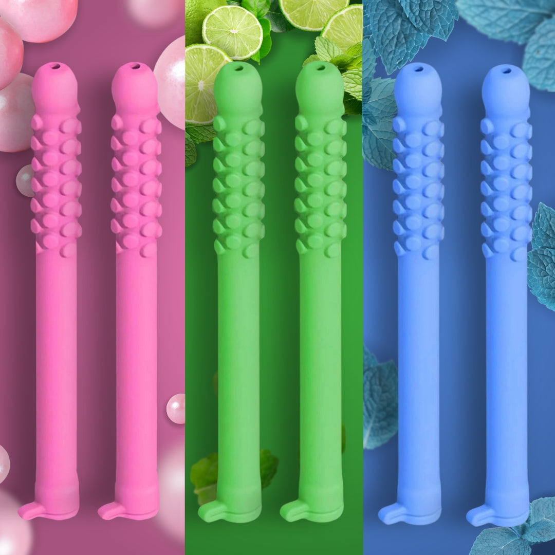 2 Set - 6Flavors Packaging ( 2*BUBBLE GUM+2*CITRUS MINT+2*COOL MINT)