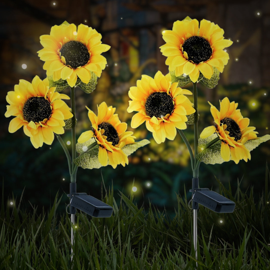🌞Women's Equality Day - Solar LED Sunflower Garden Lights-29.6inch/75cm