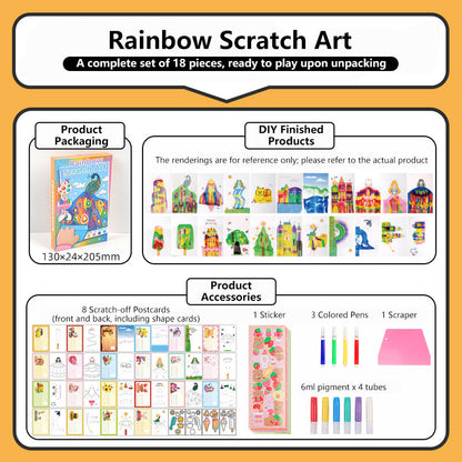 🖼️DIY Rainbow Scratch-tastic Adventure🚀