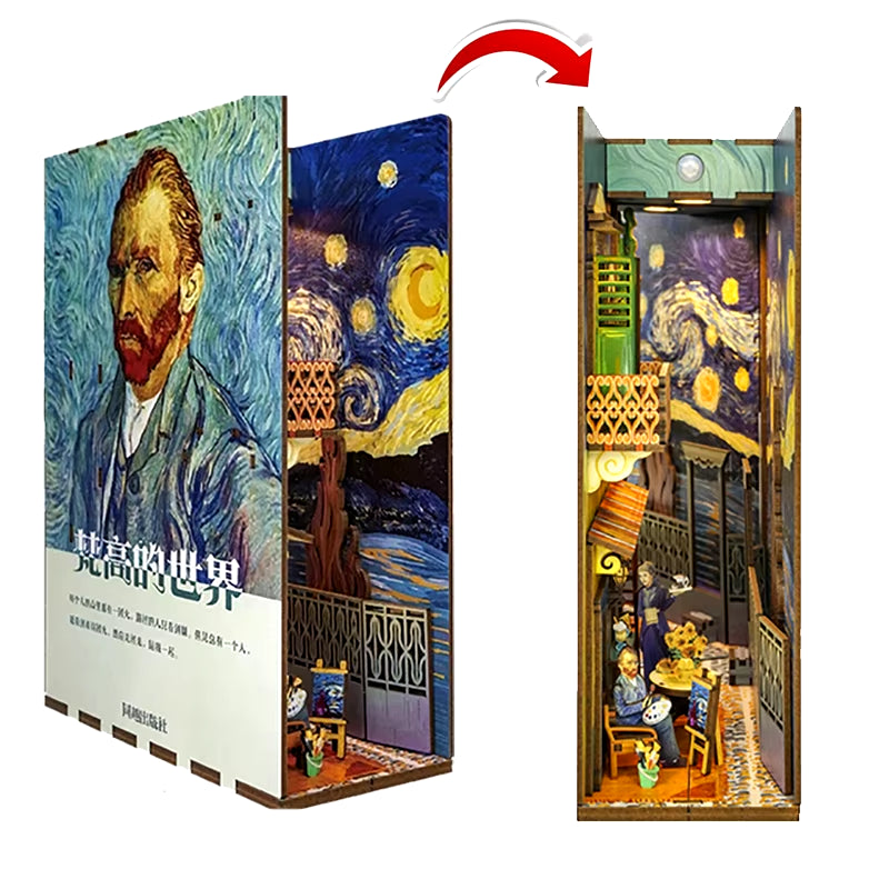 Diy Book Nook Kit | Van Gogh's Dream