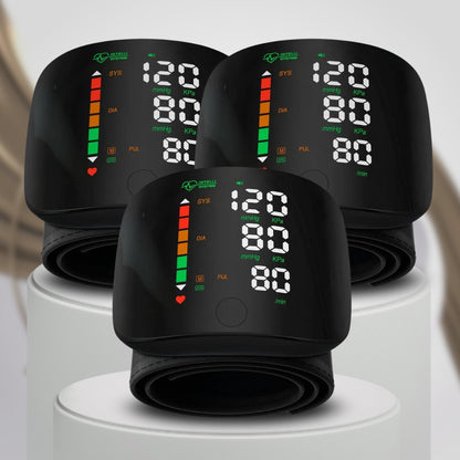 ⌚𝐀𝐮𝐭𝐨𝐦𝐚𝐭𝐢𝐜 𝐖𝐫𝐢𝐬𝐭 𝐁𝐏 𝐌𝐨𝐧𝐢𝐭𝐨𝐫™ - Clinically Accurate w/ Large Backlit Display, Adjustable Cuff, Voice Broadcast & Case