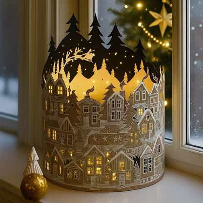 🎄 WinterGlow Village – A Magical Christmas Centerpiece