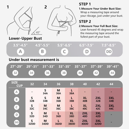 Wireless Deep V Push-Up Bralette — Ultra-Soft Comfort T-Shirt Bra