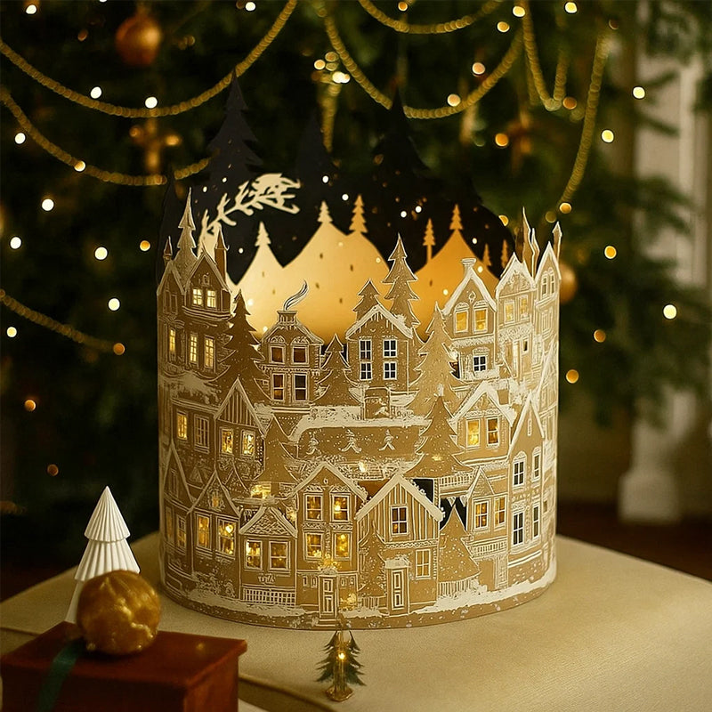 🎄 WinterGlow Village – A Magical Christmas Centerpiece