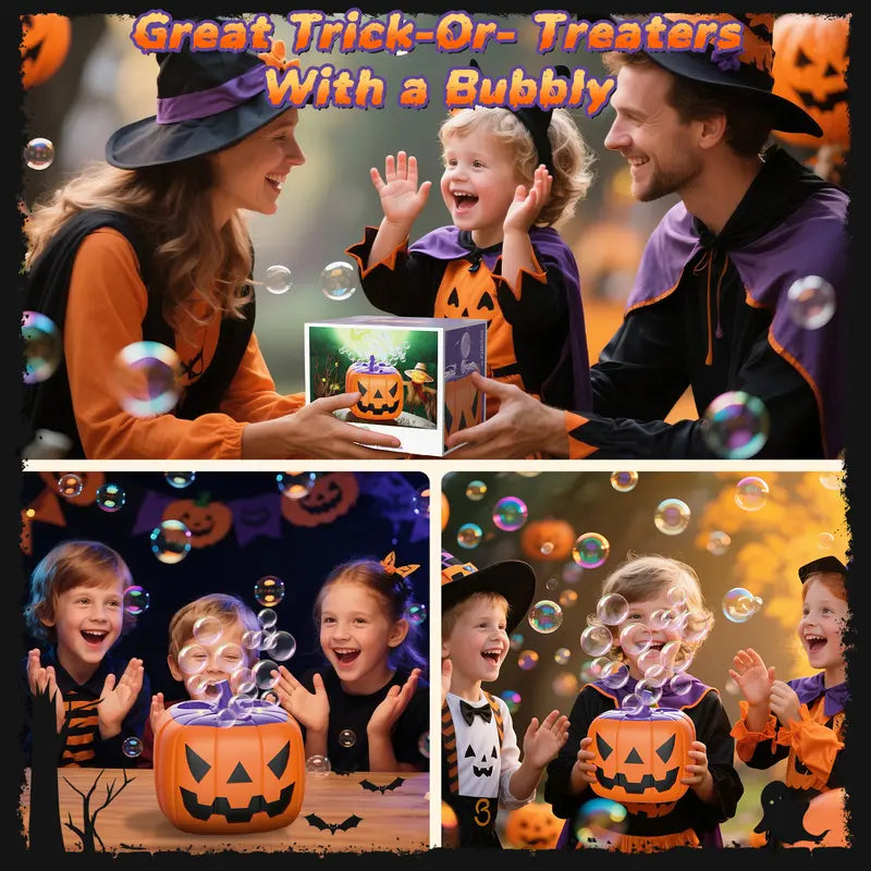 【𝐋𝐢𝐦𝐢𝐭𝐞𝐝 𝐄𝐝𝐢𝐭𝐢𝐨𝐧】🎃Spooky Fun! Haloween Pumpkin Bubble Machine