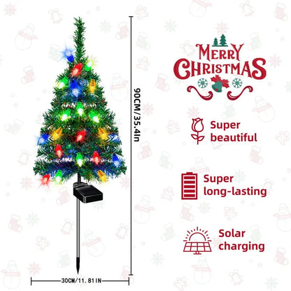 🎄Christmas Flash Deal 🎁 4-in-1 Aurora Haven Solar Powered Christmas Tree