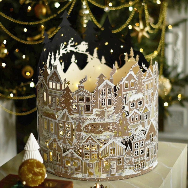 🎄 WinterGlow Village – A Magical Christmas Centerpiece