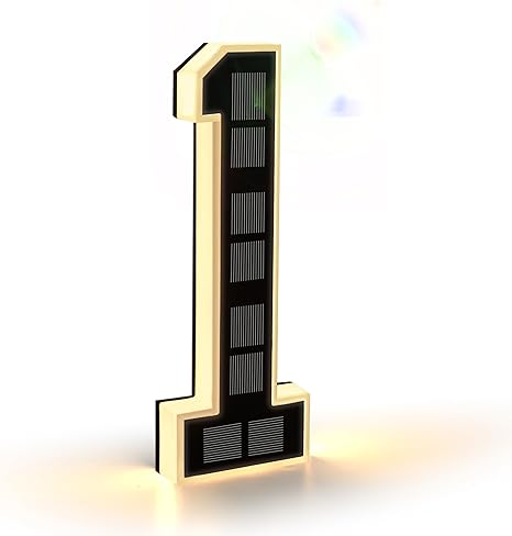 🔥Hot Sale 49% OFF🎁✨ Solar Lighted House Number - Waterproof LED Address Sign