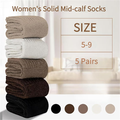 🔥 Hot Sale 49% OFF | 🎄 Christmas Warm Socks for Women – Cozy Mid-Calf Winter Gift Set ❄️