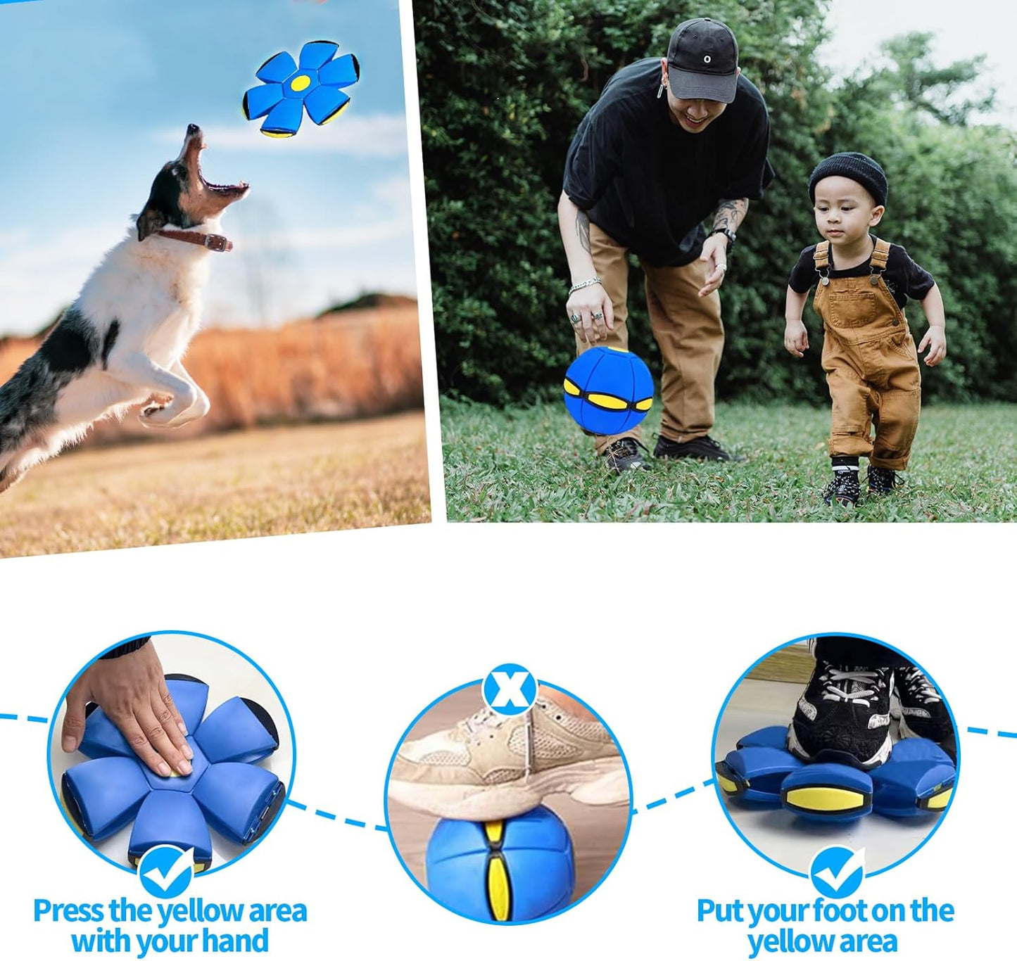 🔥 Final Hours: 60% OFF — Magic UFO Metaball for Kids & Pets | Bouncy Ball + Flying Saucer Fun