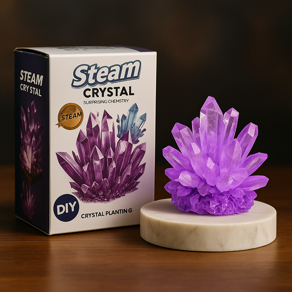 Crystiq National Geographic Vibrant Crystal Growing Kit