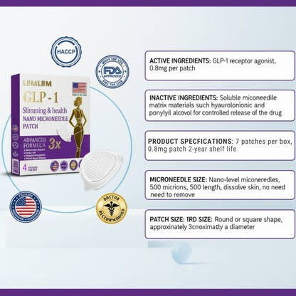 🔥【𝑶𝒇𝒇𝒊𝒄𝒊𝒂𝒍 𝑺𝒕𝒐𝒓𝒆】LBMLBM™ NIDDK-Tirzepatide Slimming & health NANO MICRONEEDLE PATCH🇺🇸👨‍⚕️（Zero Pain, 24/7 Action | Lower A1C Levels | Lose Inches Safely）