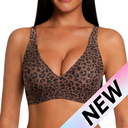 Wireless Deep V Push-Up Bralette — Ultra-Soft Comfort T-Shirt Bra