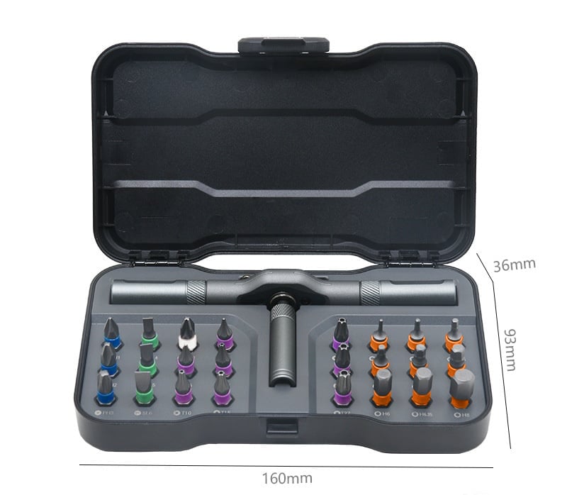 🛠️Multi-Purpose 24-in-1 Magnetic Ratcheting Screwdriver Set - Precision Repair Tool Kit