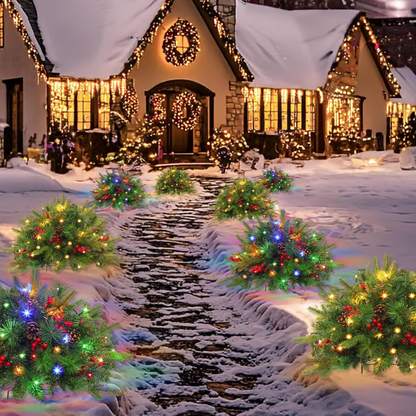 🎄Christmas Sale Flash 49% OFF🎄Pre-lit Artificial Christmas Tree Feel Real Urn Filler