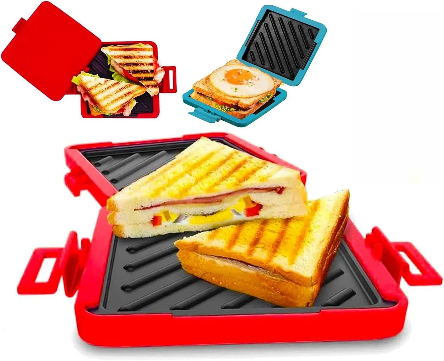 3‑Minute Microwave Toastie Maker – Sealed Hot Sandwiches in Minutes 🔥BUY 2 GET 20% OFF🔥