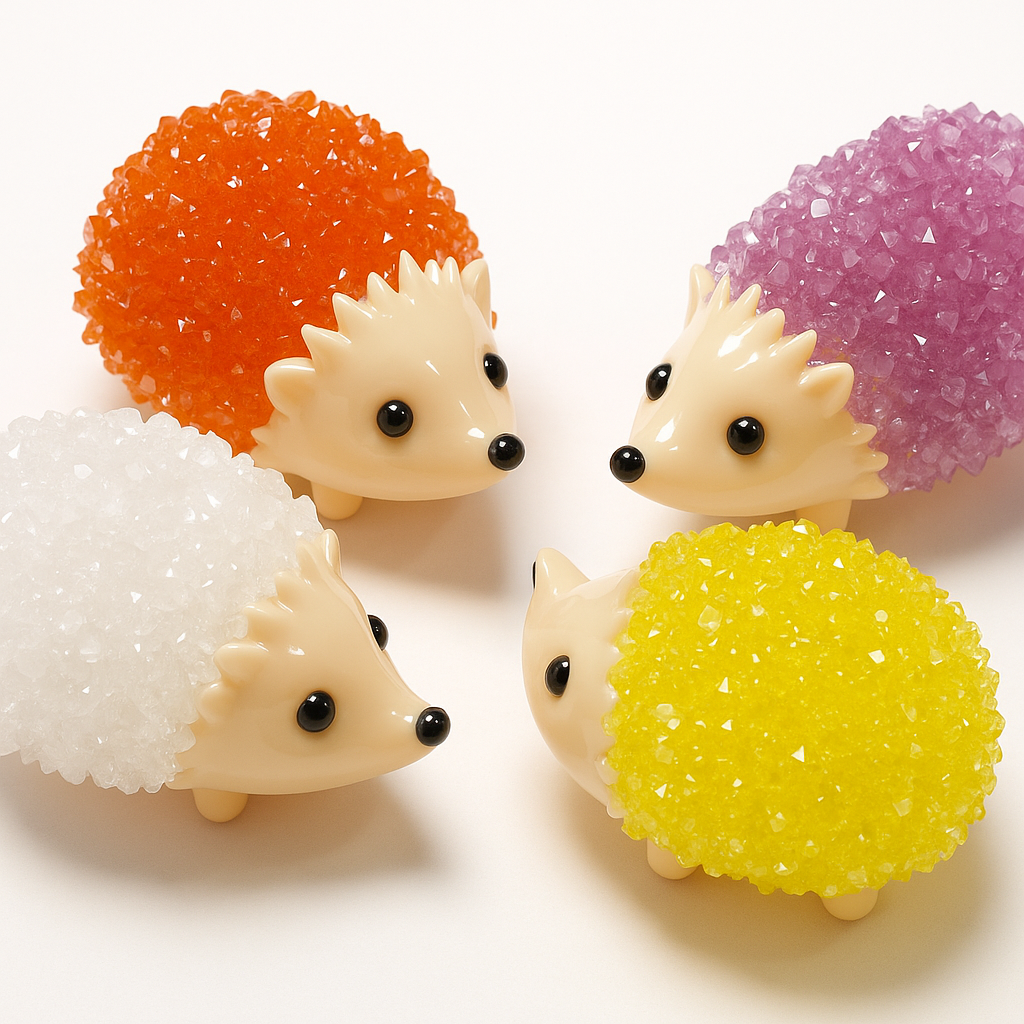 💎Hedgie Crystal Growing Kit – Colorful Hedgehog with Sparkly Crystals in 24H