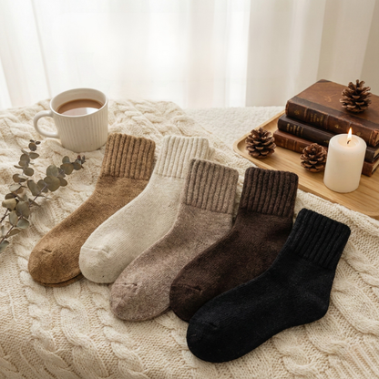 🔥 Hot Sale 49% OFF | 🎄 Christmas Warm Socks for Women – Cozy Mid-Calf Winter Gift Set ❄️