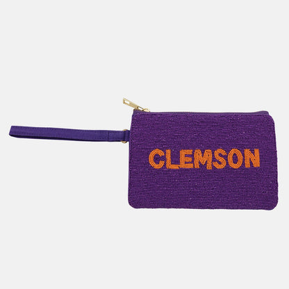 Clemson Beaded Accessory Case