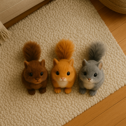 🐿️Wiggletail™ Adorable Lifelike Plush Squirrel - Huggable Fun for All Ages