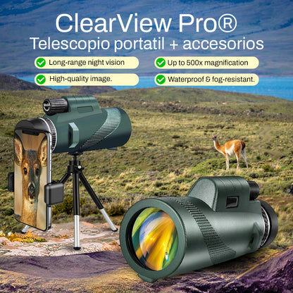 ClearView Pro®: Skywatcher Portable Telescope + Accesorios