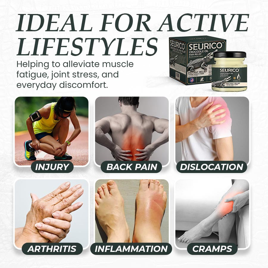 🐊Crocodile Oil Pain Relief Bone Compound Cream-Without addictive painkillers, expensive doctor visits, injections, or even surgeries