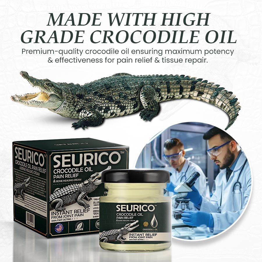 🐊Crocodile Oil Pain Relief Bone Compound Cream-Without addictive painkillers, expensive doctor visits, injections, or even surgeries