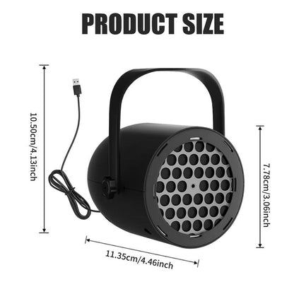 🎁 Christmas Projection Lamp 5V/1A with 16 Patterns USB Powered for Home 🎅