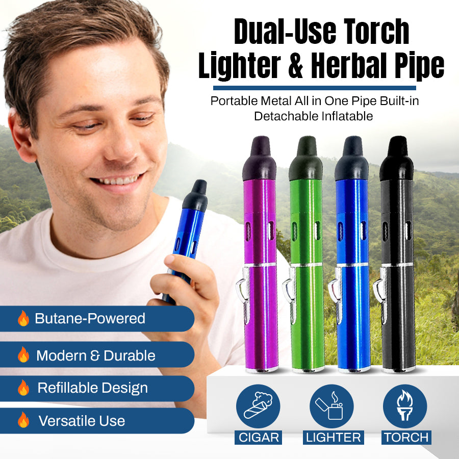 Golden September Sale 49% OFF - Deluxe Pipe Lighter Set for Men 🔥BUY 7 GET 50% OFF🔥