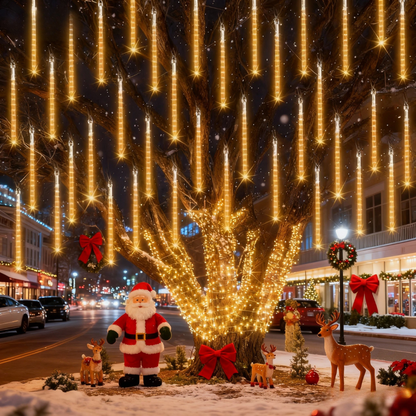 🎇 Christmas Flash Sale 🎁 49% OFF ✨LED Meteor Rain Lights — Perfect for Christmas Trees & Outdoor Displays!
