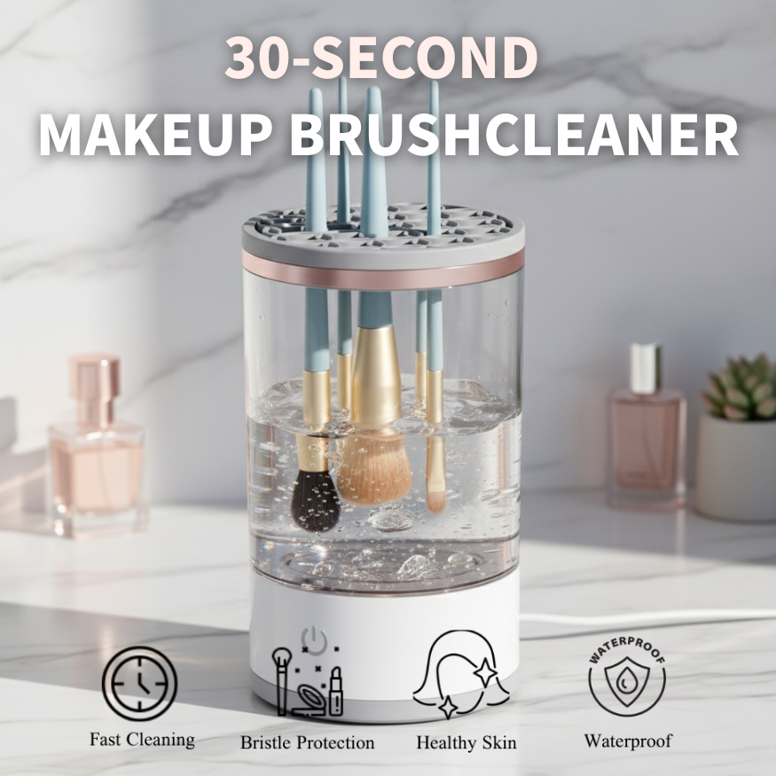 💧30-second Automatic Makeup Brush Cleaner for Ageless Skin & Pristine Makeup