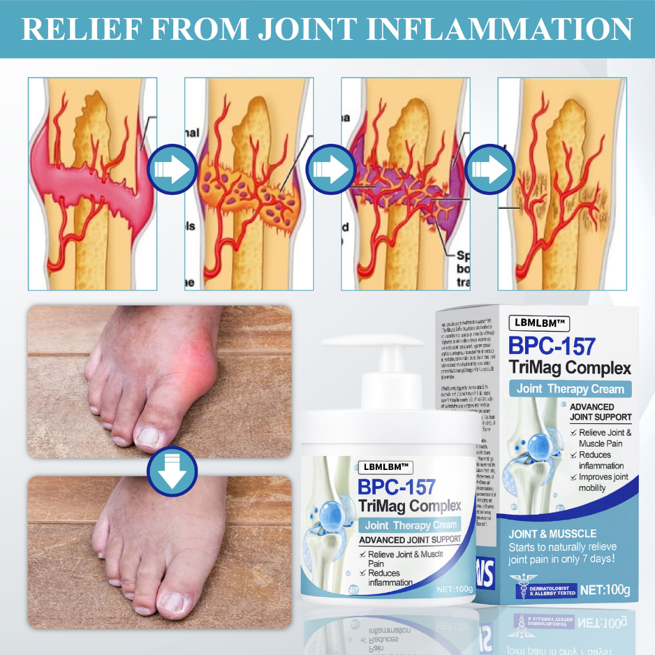 【𝑶𝒇𝒇𝒊𝒄𝒊𝒂𝒍 𝑺𝒕𝒐𝒓𝒆】LBMLBM™ BPC-157 TriMag Complex Joint Therapy Cream