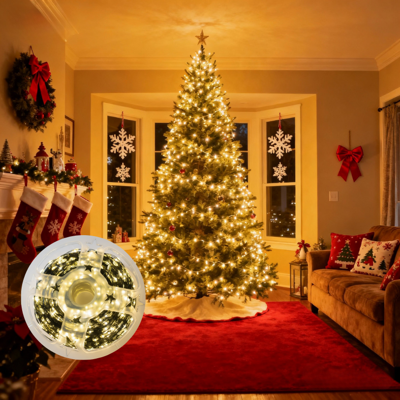 Star Fairy Lights with Remote Control - Make Every Christmas Tree Sparkle with Magic
