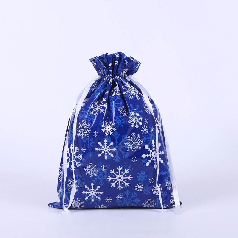 🎁 Christmas Drawstring Gift Bags🎄 — Assorted Sizes for Easy Holiday Wrapping